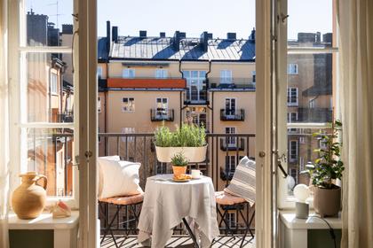 Balkong eller utsiktsbild