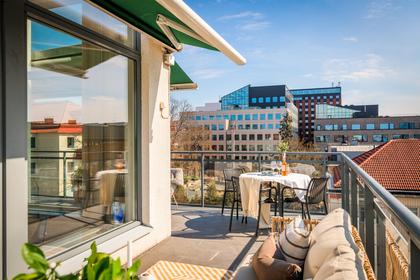 Balkong eller utsiktsbild