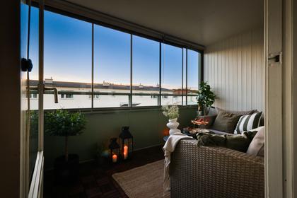 Balkong eller utsiktsbild