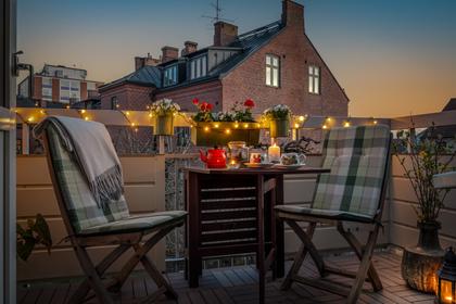 Balkong eller utsiktsbild