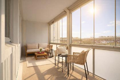 Balkong eller utsiktsbild