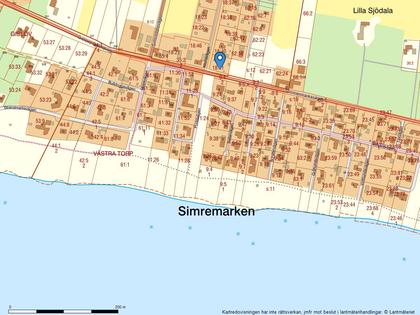 Illustrerad karta över fastigheten eller området