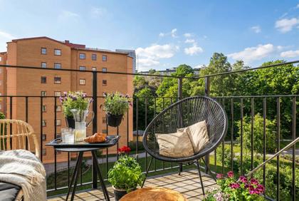 Balkong eller utsiktsbild