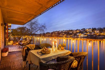 Balkong eller utsiktsbild