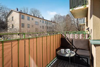 Balkong eller utsiktsbild