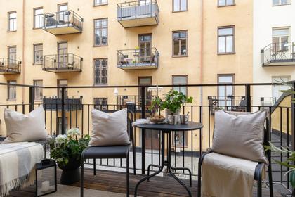 Balkong eller utsiktsbild