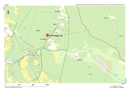 Illustrerad karta över fastigheten eller området