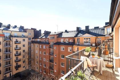 Balkong eller utsiktsbild