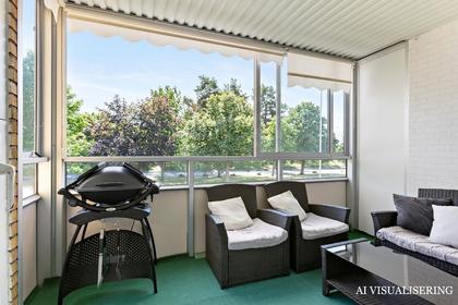 Balkong eller utsiktsbild