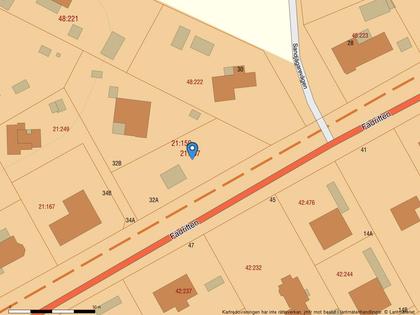 Illustrerad karta över fastigheten eller området