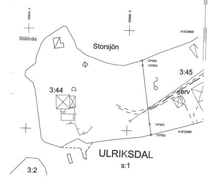 Illustrerad karta över fastigheten eller området