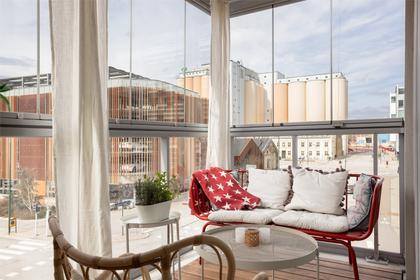 Balkong eller utsiktsbild