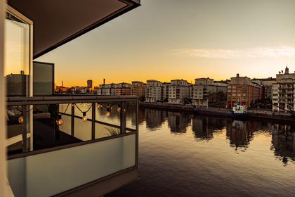 Balkong eller utsiktsbild