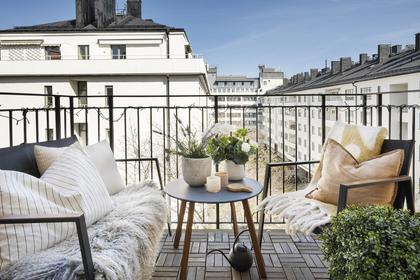 Balkong eller utsiktsbild