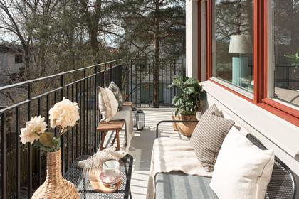 Balkong eller utsiktsbild