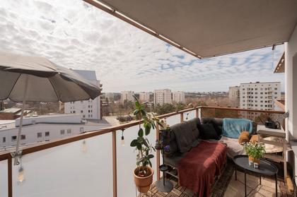 Balkong eller utsiktsbild