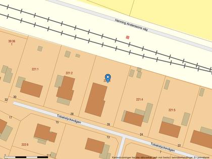 Illustrerad karta över fastigheten eller området