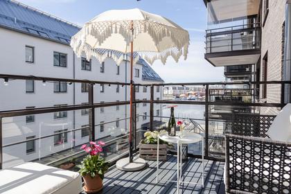 Balkong eller utsiktsbild