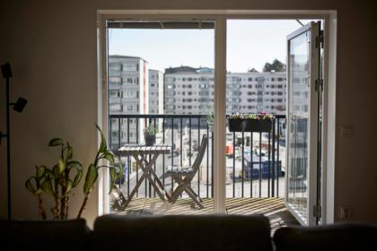 Balkong eller utsiktsbild