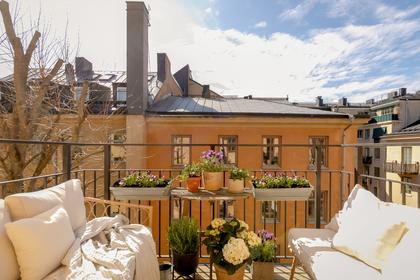 Balkong eller utsiktsbild