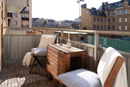 Balkong eller utsiktsbild