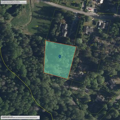 Illustrerad karta över fastigheten eller området