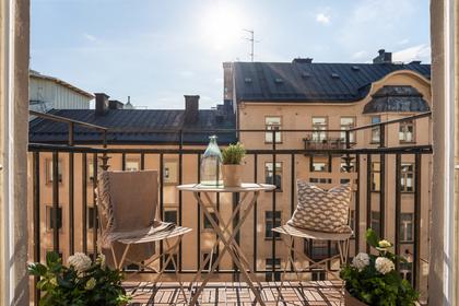 Balkong eller utsiktsbild