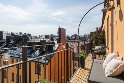 Balkong eller utsiktsbild