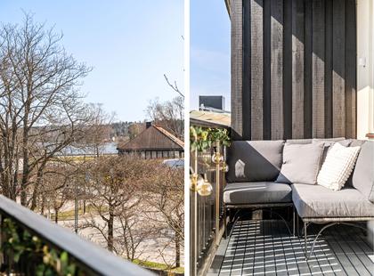 Balkong eller utsiktsbild