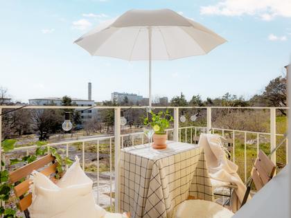 Balkong eller utsiktsbild