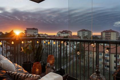 Balkong eller utsiktsbild