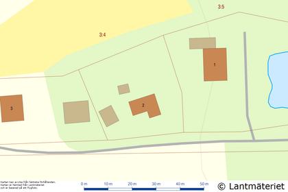 Illustrerad karta över fastigheten eller området