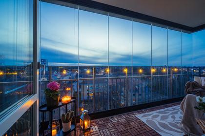 Balkong eller utsiktsbild