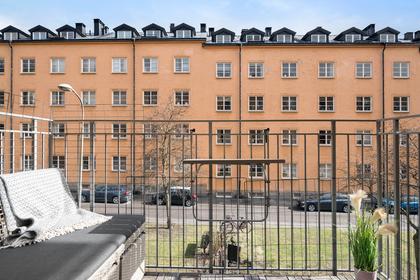 Balkong eller utsiktsbild