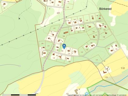 Illustrerad karta över fastigheten eller området