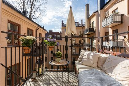 Balkong eller utsiktsbild