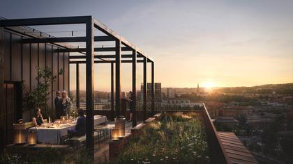 Balkong eller utsiktsbild