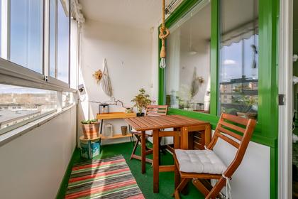 Balkong eller utsiktsbild