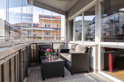 Balkong eller utsiktsbild