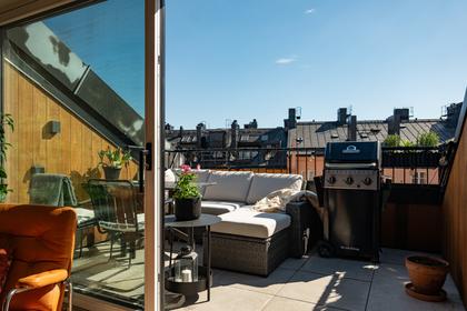 Balkong eller utsiktsbild