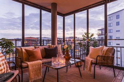 Balkong eller utsiktsbild