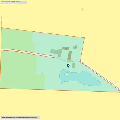 Illustrerad karta över fastigheten eller området