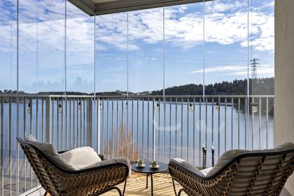 Balkong eller utsiktsbild