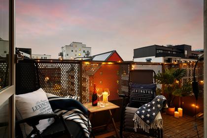 Balkong eller utsiktsbild