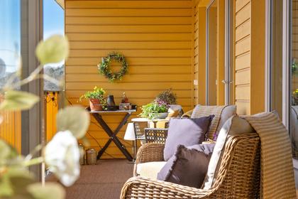 Balkong eller utsiktsbild