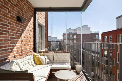 Balkong eller utsiktsbild