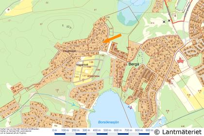 Illustrerad karta över fastigheten eller området