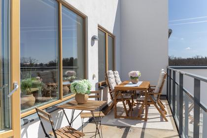 Balkong eller utsiktsbild