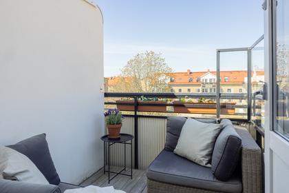 Balkong eller utsiktsbild