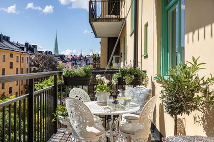 Balkong eller utsiktsbild